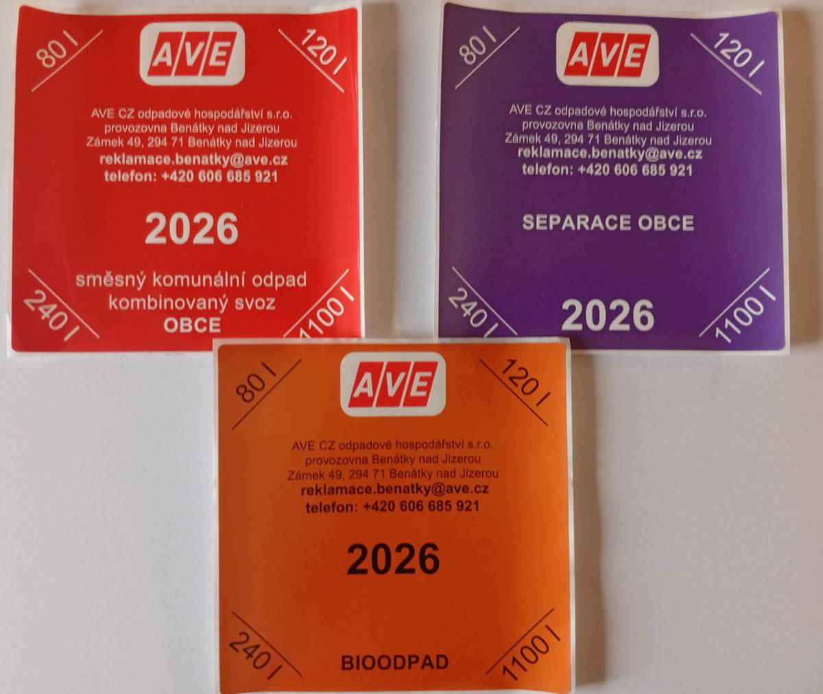 Ve čtvrtek, 5.3.2026 proběhne svoz směsného komunálního odpadu. Připomínáme občanům, že popelnice již musí být označeny novými svozovými známkami.
