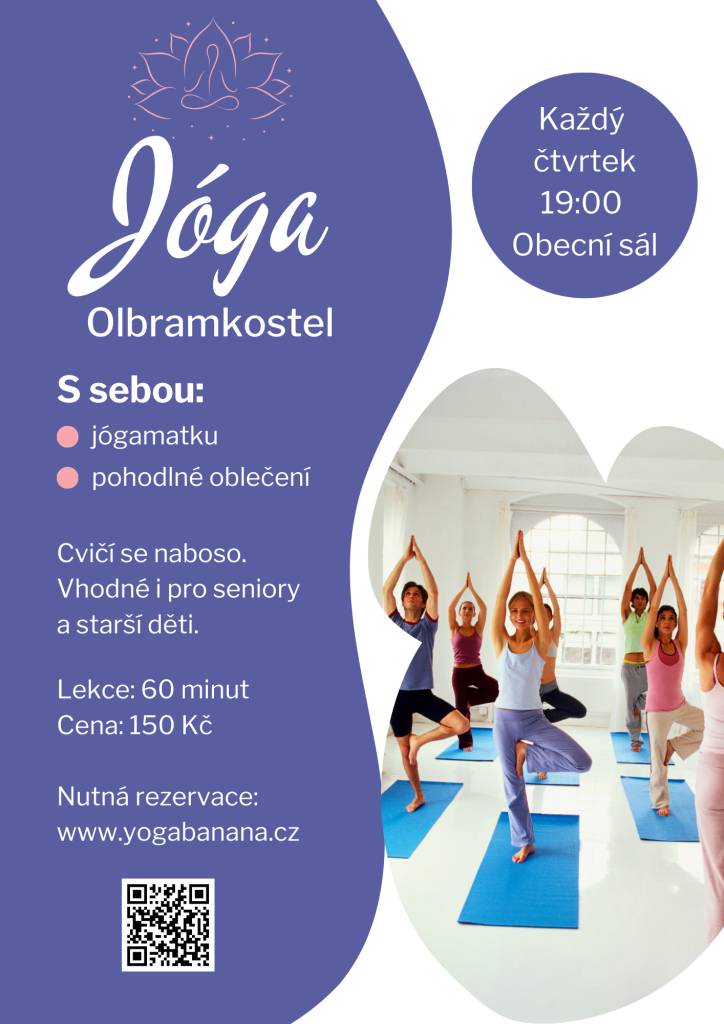 Přijďte se zrelaxovat na hodinu jógy.