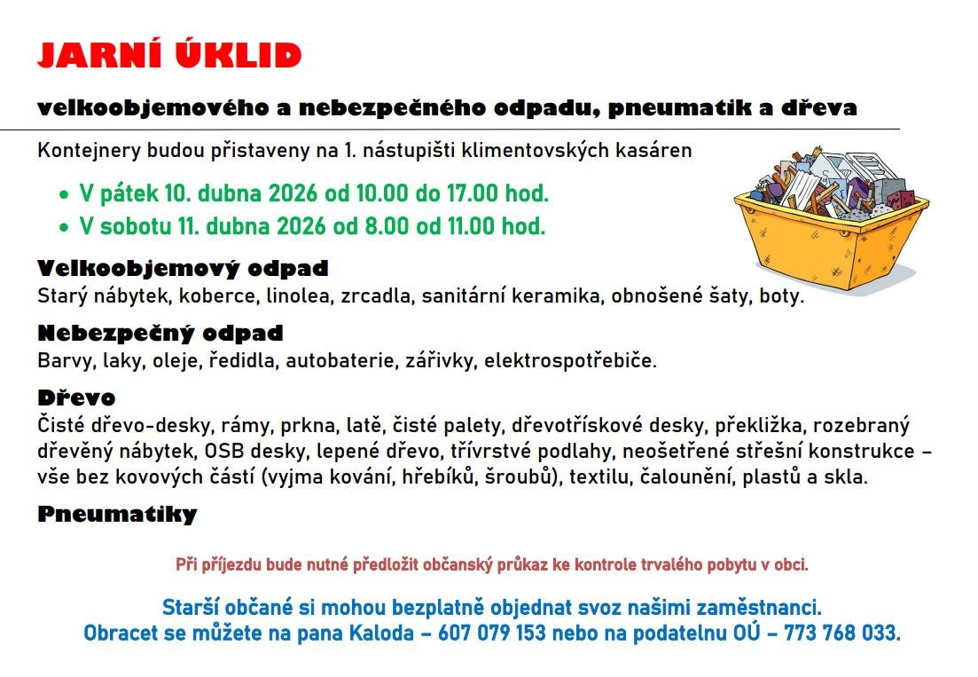 Ve dnech 10. - 11. 4. 2026.