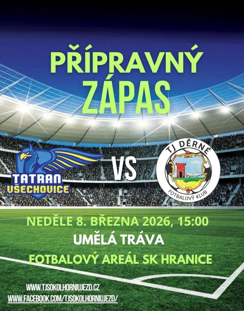 Tatran Všechovice B vs. TJ Děrné