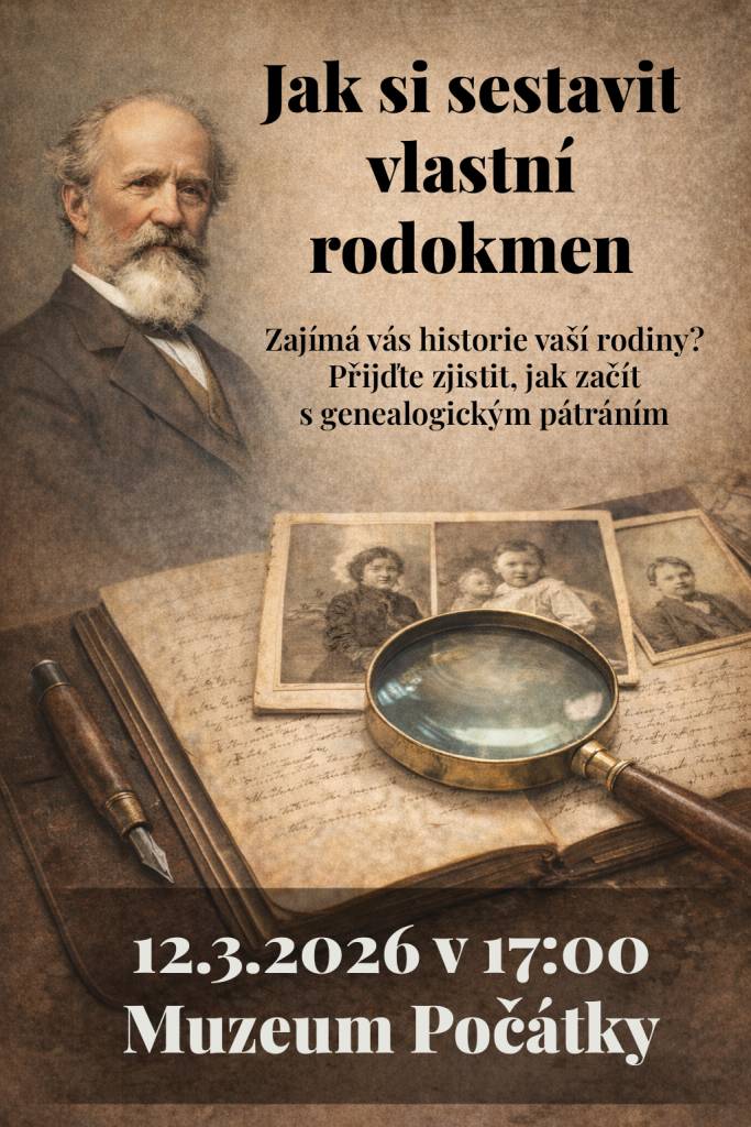 Zajímá vás historie vaší rodiny? Přijďte zjistit, jak začít s genealogickým pátráním.