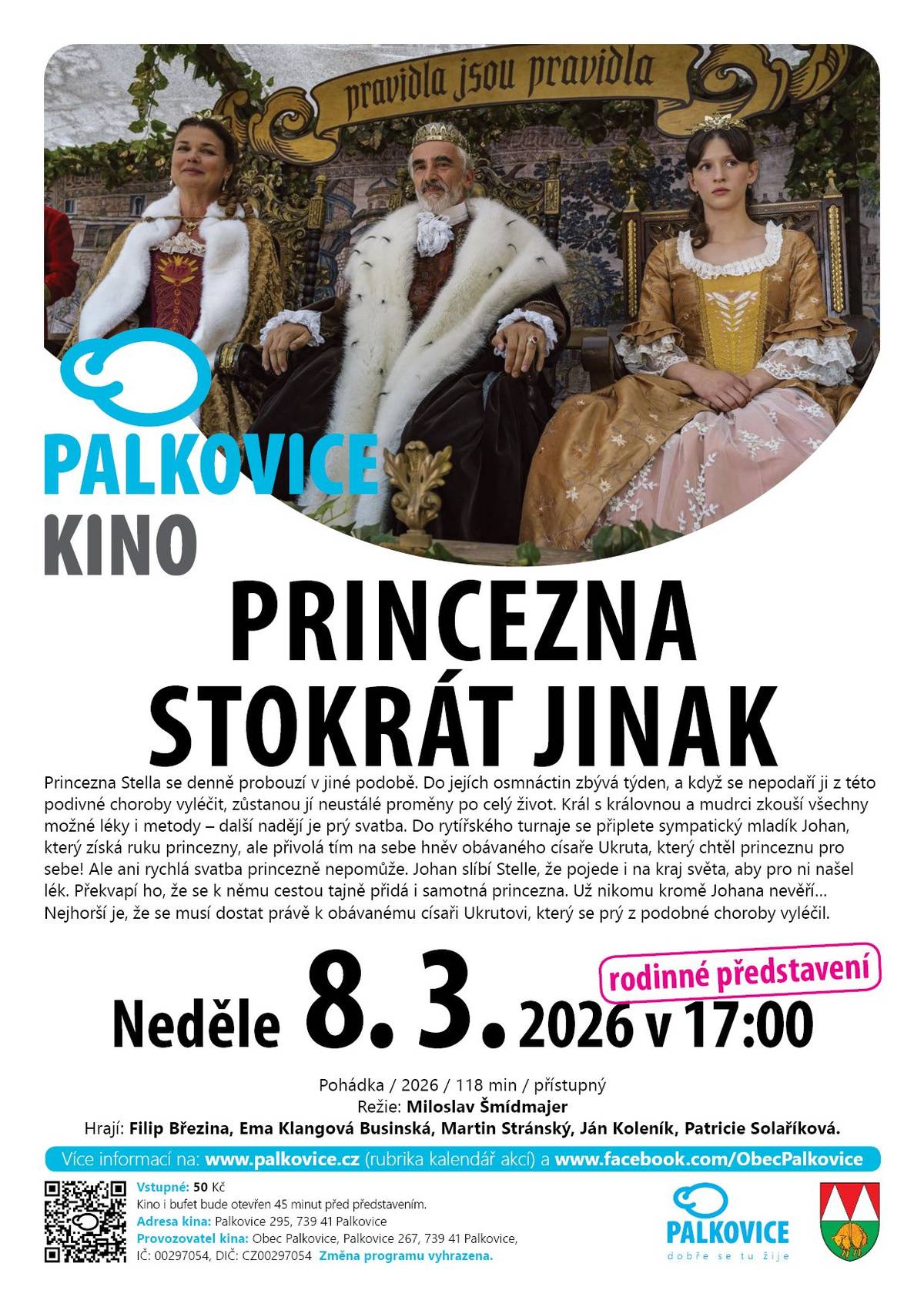 Neděle 8. 3. 2026 v 17:00   Vstupné: 50 Kč