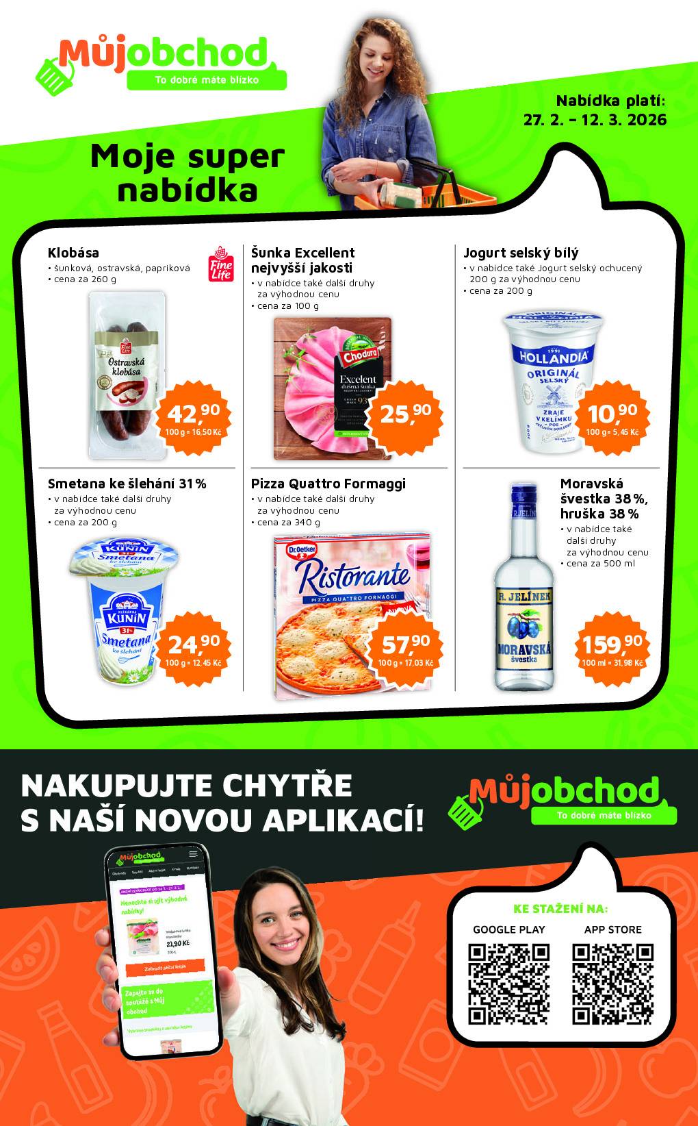 Další dvoustránková akční možnost k nákupům :-)