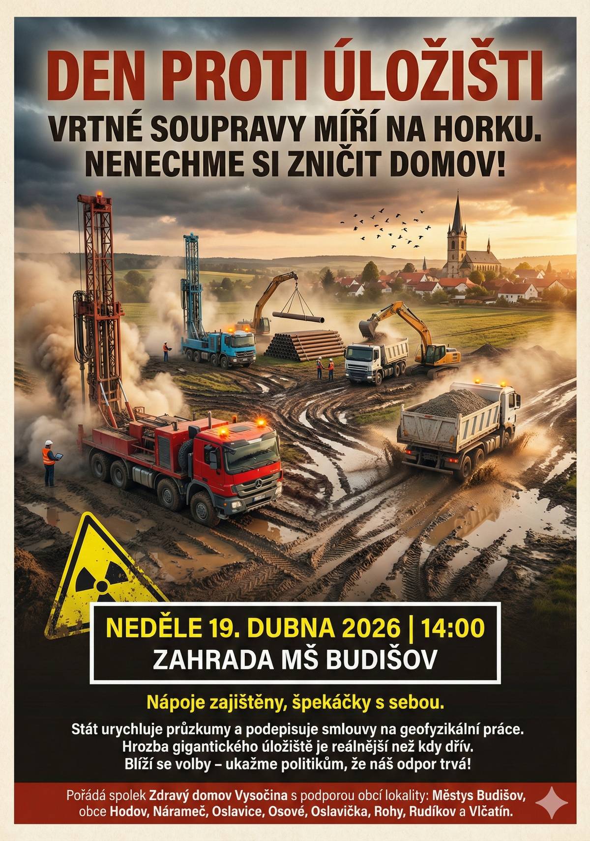Spolek zdravý domov Vysočina oslovil a požádal obec Rohy o zveřejnění aktuálního vývoje v lokalitě Horka (HÚRAO). Veškeré informace jsou k dispozici v přiloženém plakátu a textovém dokumentu.