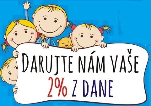 DARUJTE 2 % Z DANÍ NAŠEJ ŠKOLE  ĎAKUJEME!