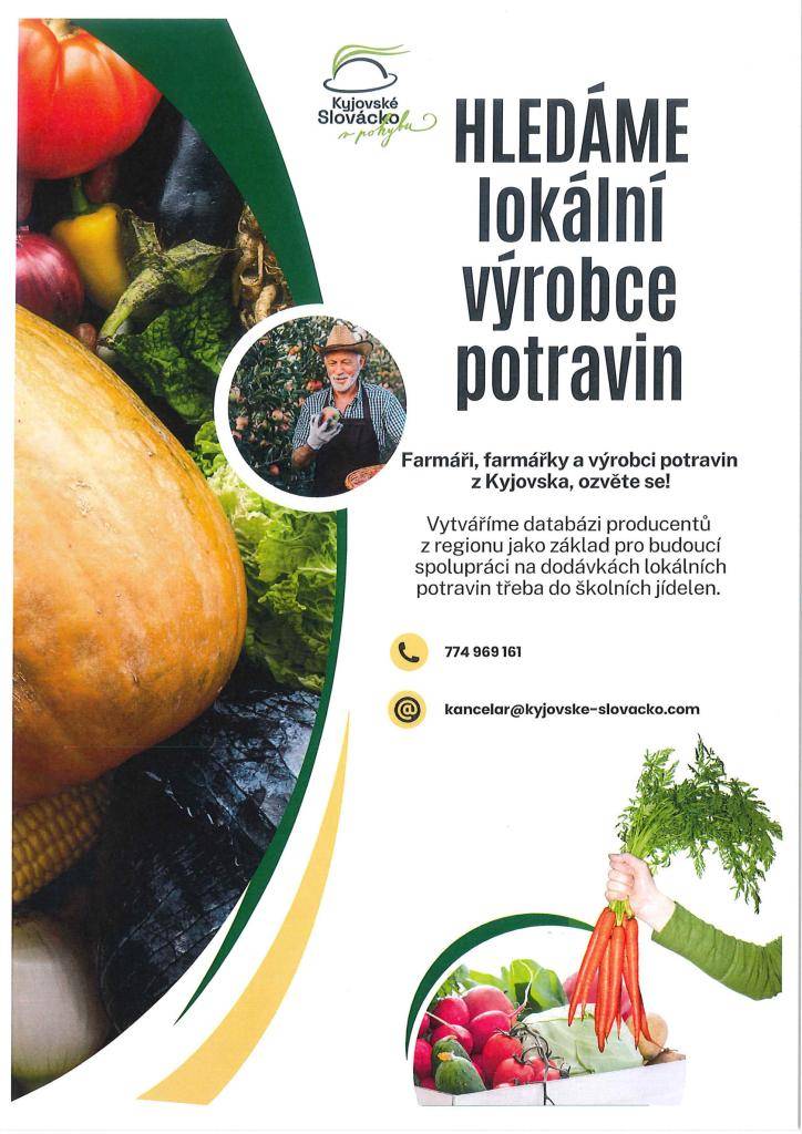 Hledáme lokální výrobce potravin - Kyjovské Slovácko v pohybu, z.s. v rámci svých aktivit rozšiřuje databázi lokálních producentů.