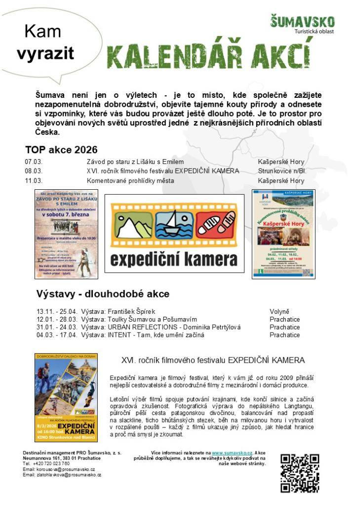 Kalendář akcí 5. - 11. března 2026