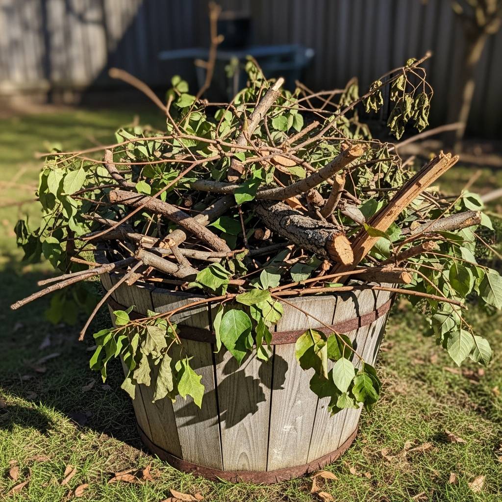 Možnost vyvezení větví, listí, stromů.