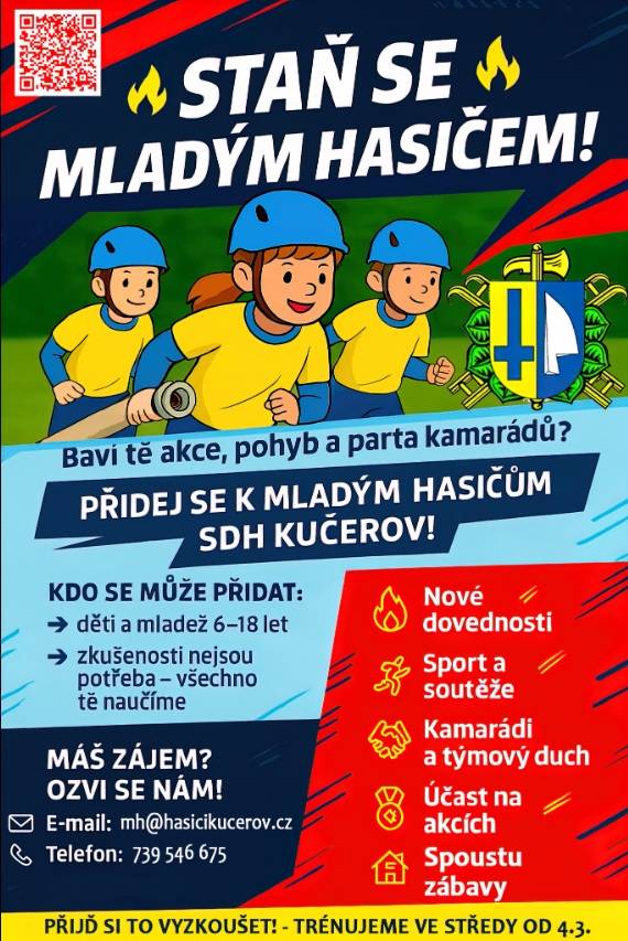 Staň se mladým hasičem!