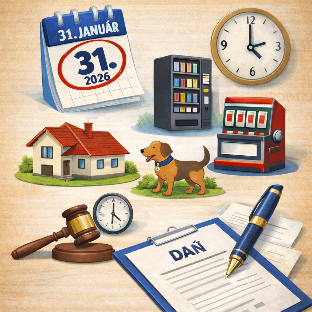 Obec Stráňavy pripomína, že priznania k dani z nehnuteľností, za psa, predajné automaty a hracie prístroje bolo treba podať do 31. 1. 2026. Po termíne len v zákonných prípadoch (napr. dedičstvo, dražba).  Odvolania a žiadosti o opravy za roky 2020–2024 (z rozhodnutí z decembra 2025) do 15. 3. 2026.