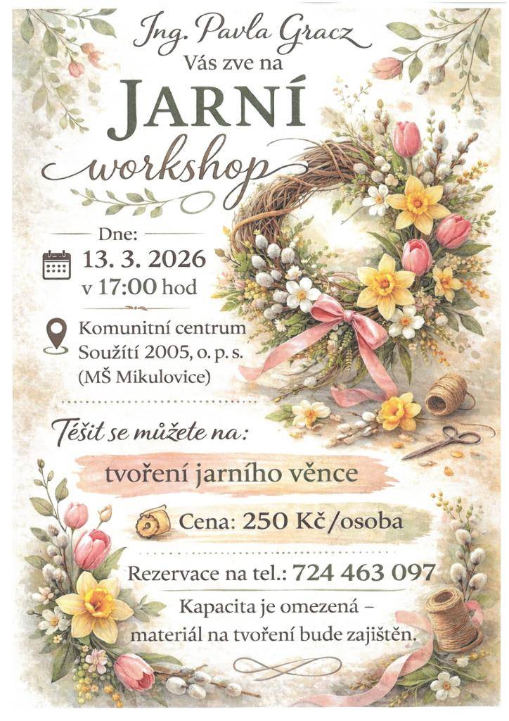 rezervace na tel.: 724 463 097