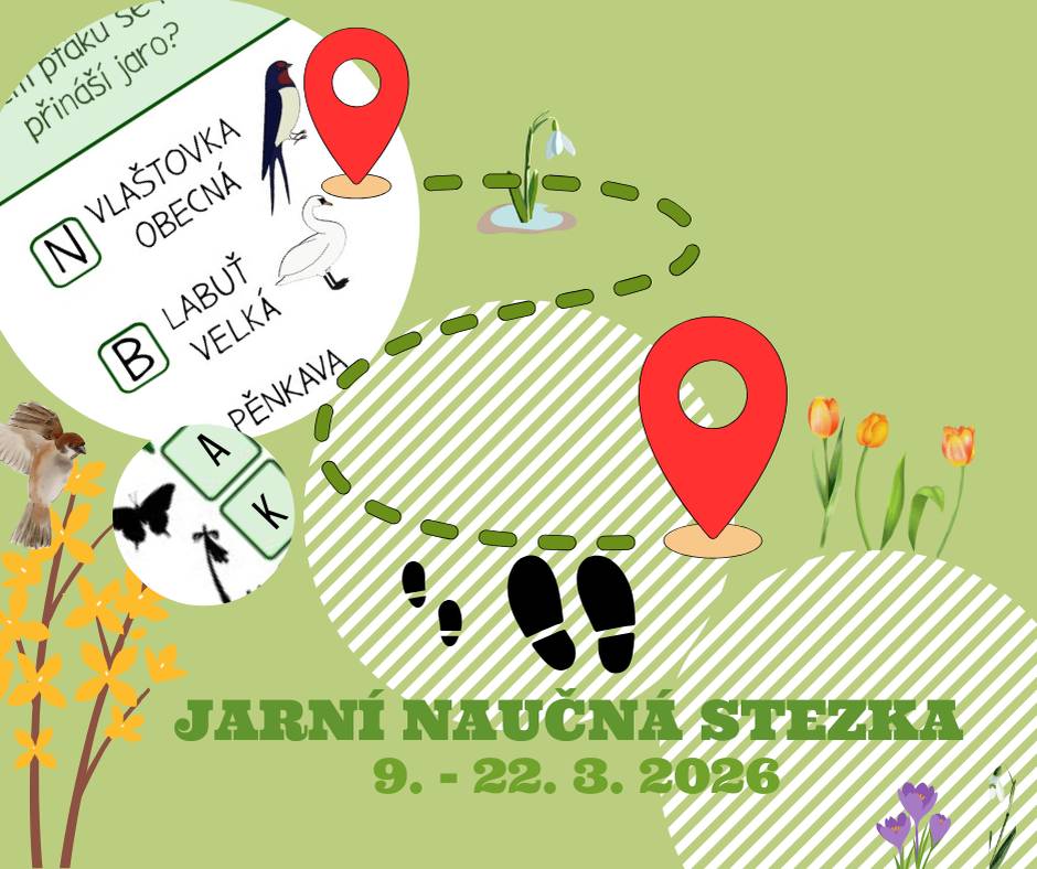 🌿 Vydejte se na naučnou stezku naší obcí🌿 Startujeme u školky, kde si v krabici vyzvednete list s doplňovačkou a trasou. Na jednotlivých stanovištích najdete otázky, které prověří vaše znalosti rostlin a zvířat 🌷🦊🐝🪻🐔🐞🌻a za každou správnou odpověď získáte písmenko do tajenky. Odměnu žádejte u hmyzího domečku u školky.🍬 👣 Užijte si procházku a budeme rádi, když nám dáte např. k příspěvku na Facebook fotku, jak to šlo. 📸 Obec Tasov & SDH Tasov