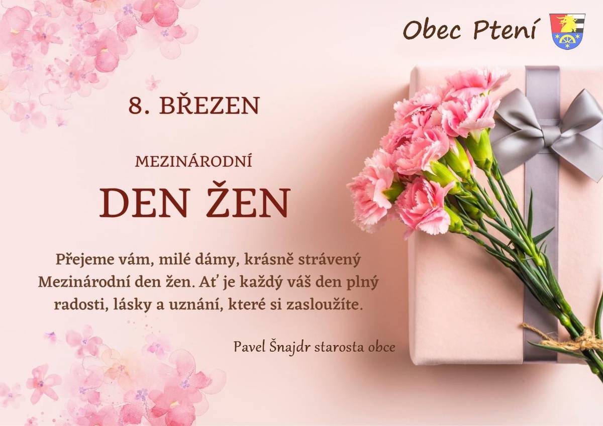 „Dneska slaví všechny ženy, a svět kvete pro ně jen. Muži nosí pugéty a sladké dárky, to je ale krásný den!“