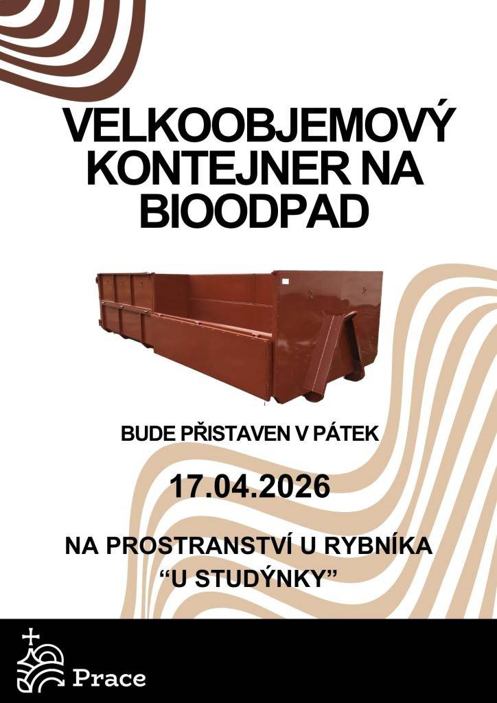 Bude přistaven 17.04.2026 "u studýnky" - křižovatka u rybníka