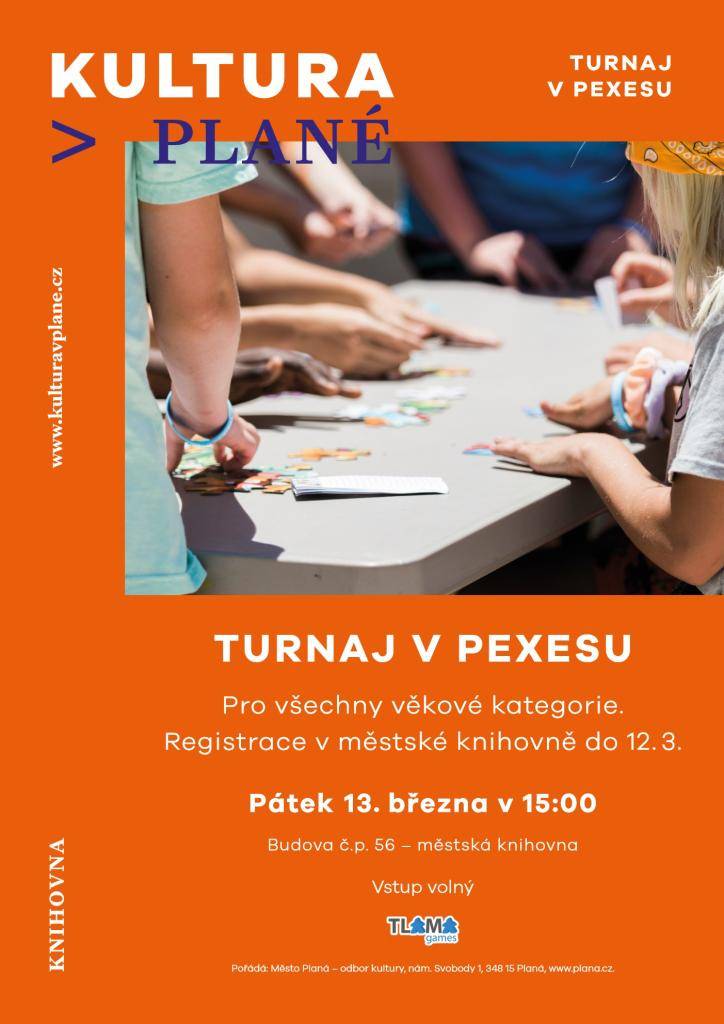 Soutěž pro milovníky pexesa, jedné z nejoblíbenějších stolních her.   Různorodá pexesa, zajímavé ceny pro vítěze.