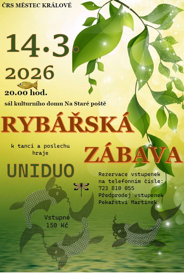 14.3.2026 sál kulturního domu