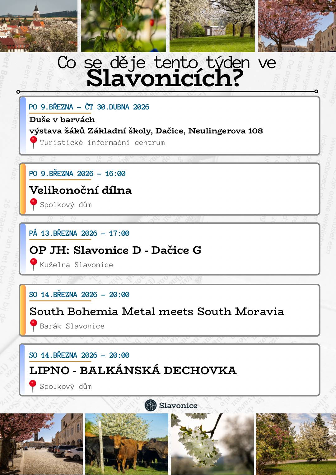 Co se děje tento týden ve Slavonicích?