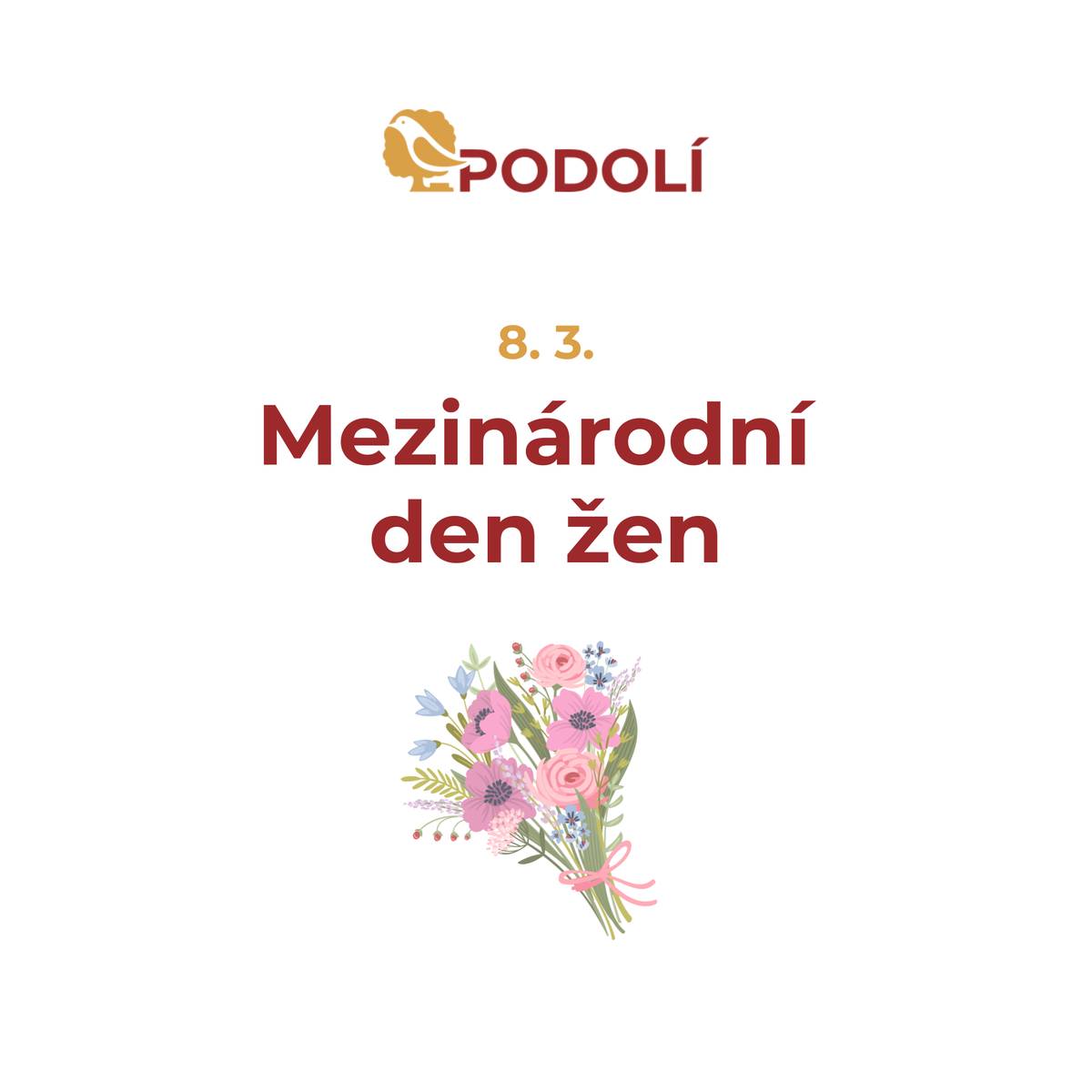 Krásný Mezinárodní den žen všem dívkám, ženám, maminkám i babičkám! Děkujeme za vaši energii, laskavost a inspiraci, kterou kolem sebe šíříte každý den 🌸