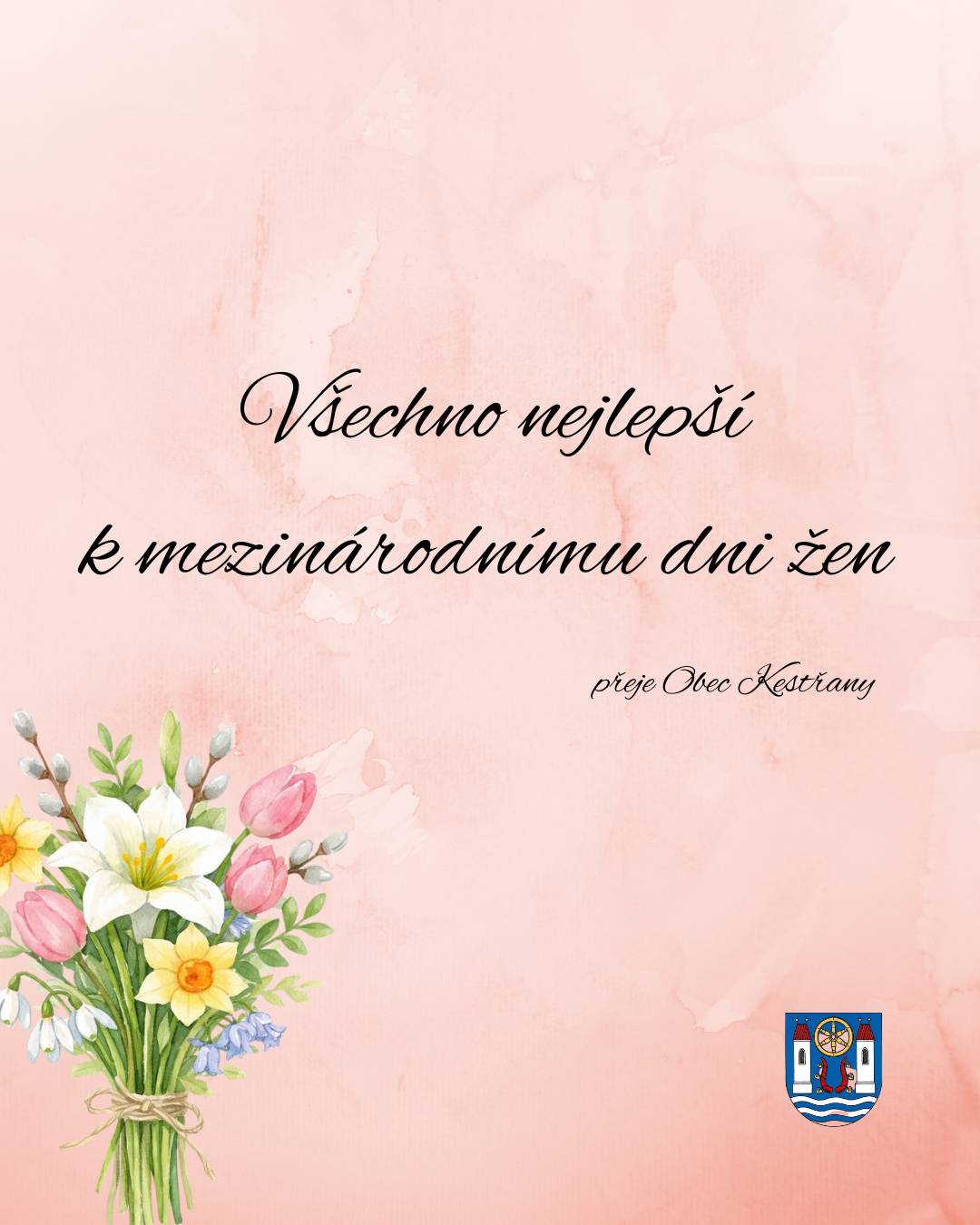 Všechno nejlepší k vašemu dni.✨  A rádi bychom Vás ještě jednou pozvali na Oslavu Mezinárodního dne žen, která se koná v sobotu 14.března od 17:00 v restauraci ,,U Hani Mani". Nezapomeňte se přihlásit.  Budeme se na Vás těšit.