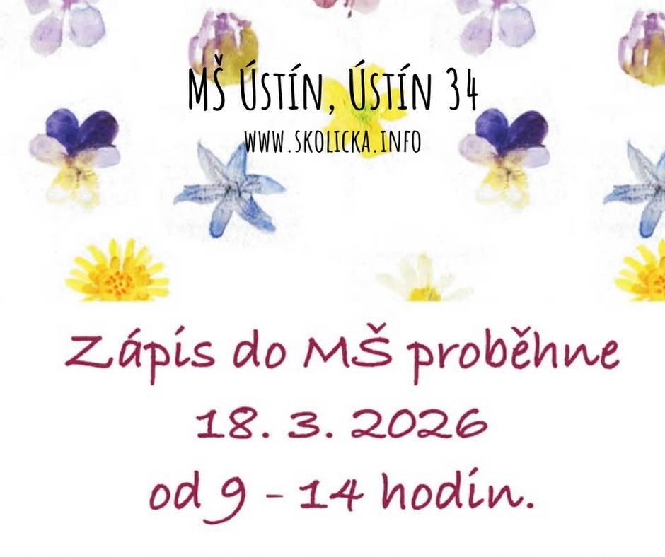 Hledáte pro své dítě místo, kde se bude cítit jako doma? U nás v MŠ Ústín sázíme na klidné venkovské prostředí, kde mají děti blízko k přírodě i k sobě navzájem. Nejsme žádná anonymní "továrna", ale místo, kde se všichni známe a kde děti objevují svět v bezpečném a přátelském kruhu. 📅 Kdy: 18. března 2026 🕘 Čas: od 9:00 do 14:00 hodin 📍 Kde: MŠ Ústín, Ústín 34 Co u nás děti zažijí?   🌱 Skutečný kontakt s přírodou a tradicemi.   ☀️ Pohodu bez městského shonu.   Více informací najdete na našem webu: www.skolicka.info Těšíme se na vás i na vaše malé objevitele! 🌷