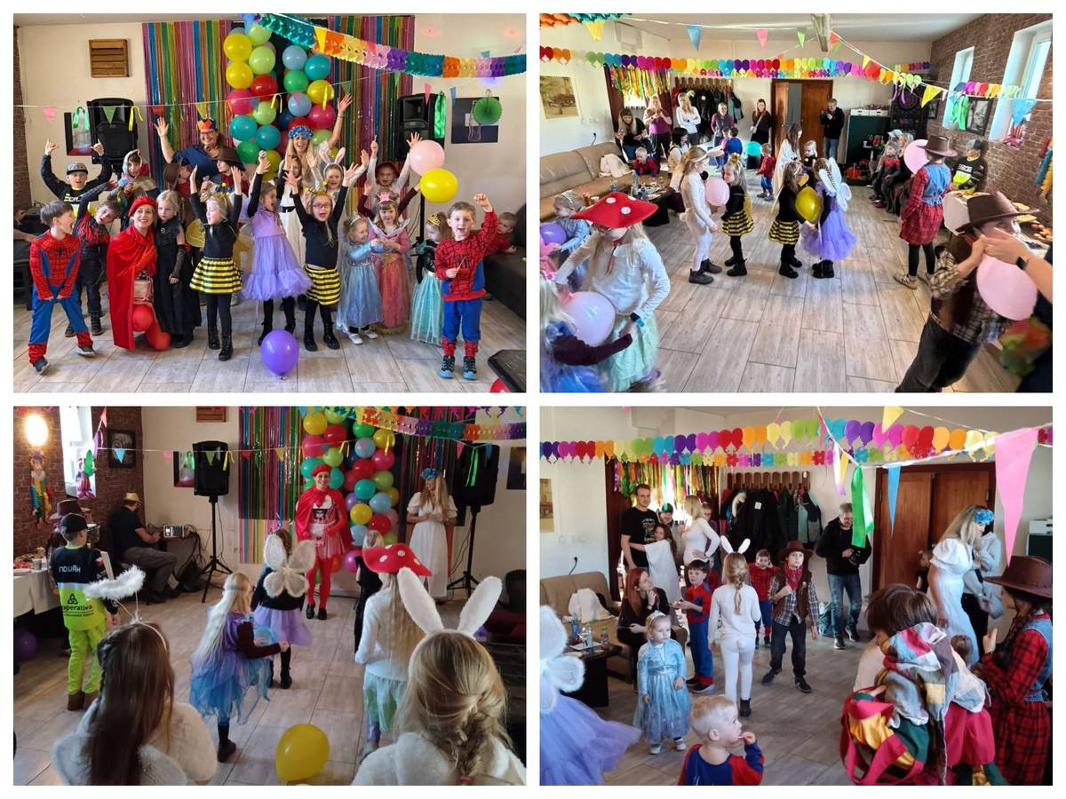 Minulou sobotu 28. 2. jsme si společně užili krásné odpoledne na dětském maškarním. Nálada byla po celou dobu výborná, děti si to moc užily a o zábavu ani dobré občerstvení nebyla nouze. Děkujeme všem dětem i rodičům, kteří dorazili, a velké poděkování patří také pořadatelům, kteří se postarali o přípravu celé akce. Těší nás, že snaha o oživení a rozvoj kulturního života v naší obci má takovou odezvu a že se na podobných akcích můžeme potkávat. Budeme se těšit zase příště! 😊