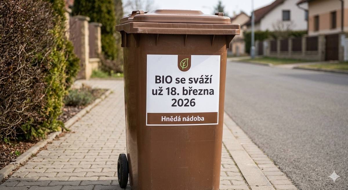 Rád bych Vás upozornil na změnu svozového kalendáře odpadů - BIO odpad se poveze již 18. března 2026.  Tak neváhejte a přistavte své nádoby :-)  PM