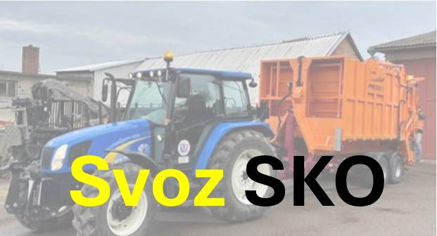 Svážíme komunální odpad (jednou za dva týdny v sobotu) ...  Nezapomeňte v pátek večer připravit popelnici :-)