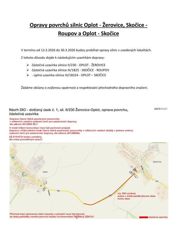 13.3.2026 - 30.3.2026  viz příloha
