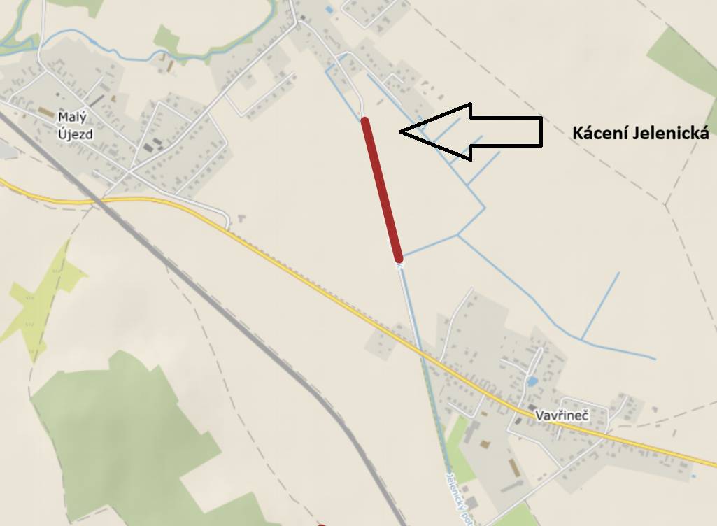 Kácení kolem Jelenického potoka Od dnešního dne 9.3.2026 do 20.3.2026 bude probíhat kácení stromů podél Jelenického potoka. Případný vstup do této oblasti je pouze na vlastní nebezpečí. Děkujeme za pochopení
