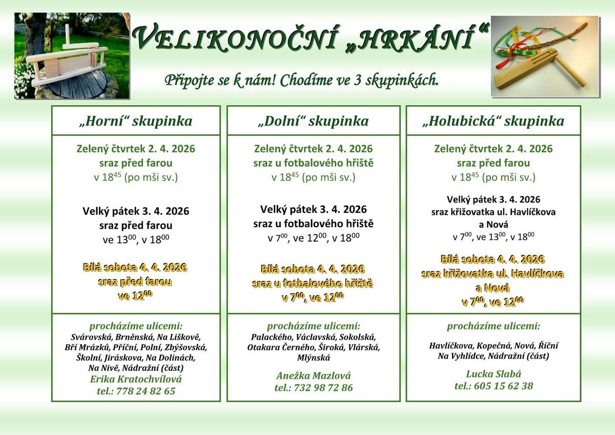 Připojte se k velikonočnímu hrkání.