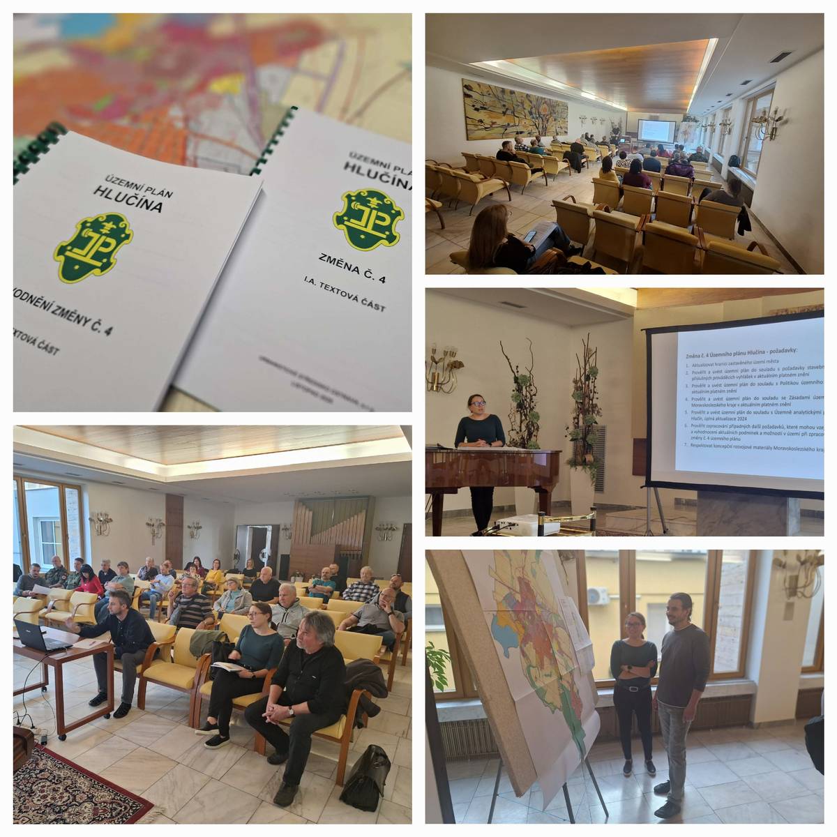 Dnes proběhlo veřejné projednání změny č. 4 ÚZEMNÍHO PLÁNU MĚSTA HLUČÍNA. Pro občany to byla příležitost, jak se do detailu seznámit s plánovanými změnami a položit dotazy přímo zpracovatelům.   Připomínky a stanoviska lze podávat písemně na adresu pořizovatele (Městský úřad Hlučín, odbor výstavby) do 15 dnů od dnešního dne.   #hlucin #mestohlucin #uzemnipla