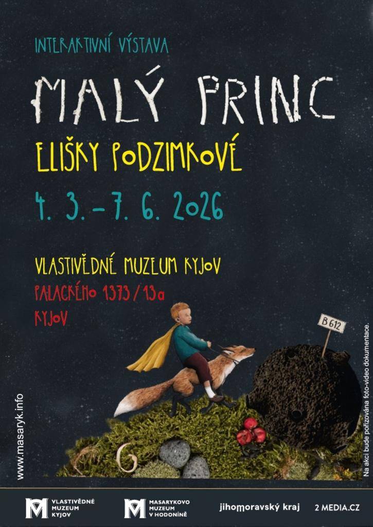 Vlastivědné muzeum Kyjov připravilo pro veřejnost výstavu Malý princ Elišky Podzimkové a dvě tematické doprovodné akce.