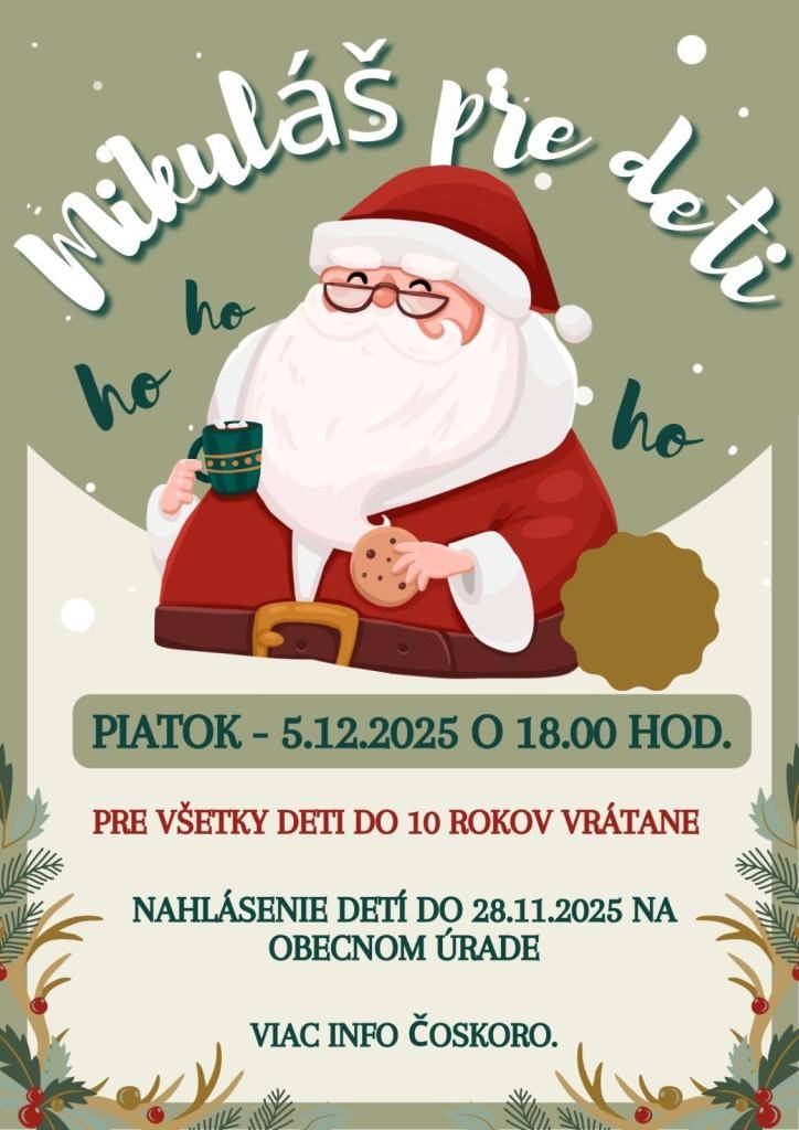 Mikuláš pre deti, 5.12.2025