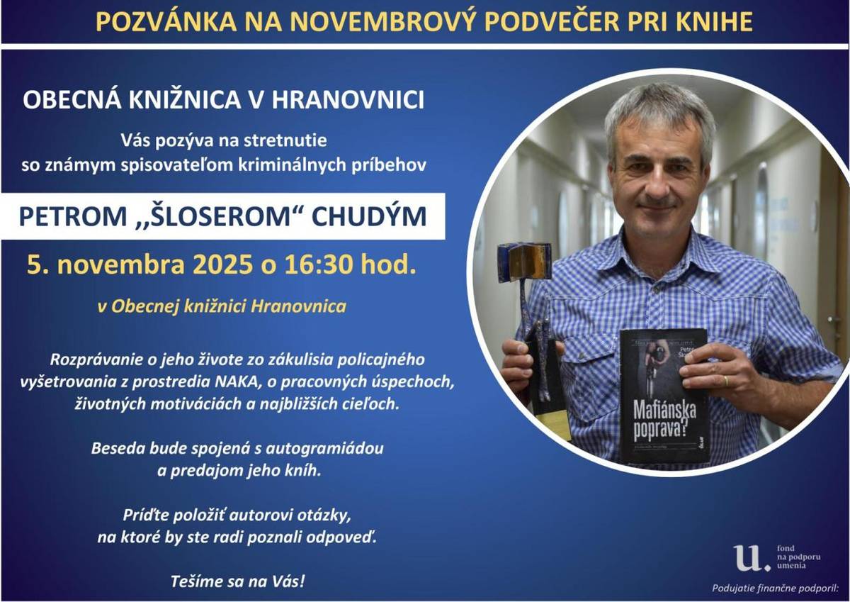 Novembrový podvečer pri knihe