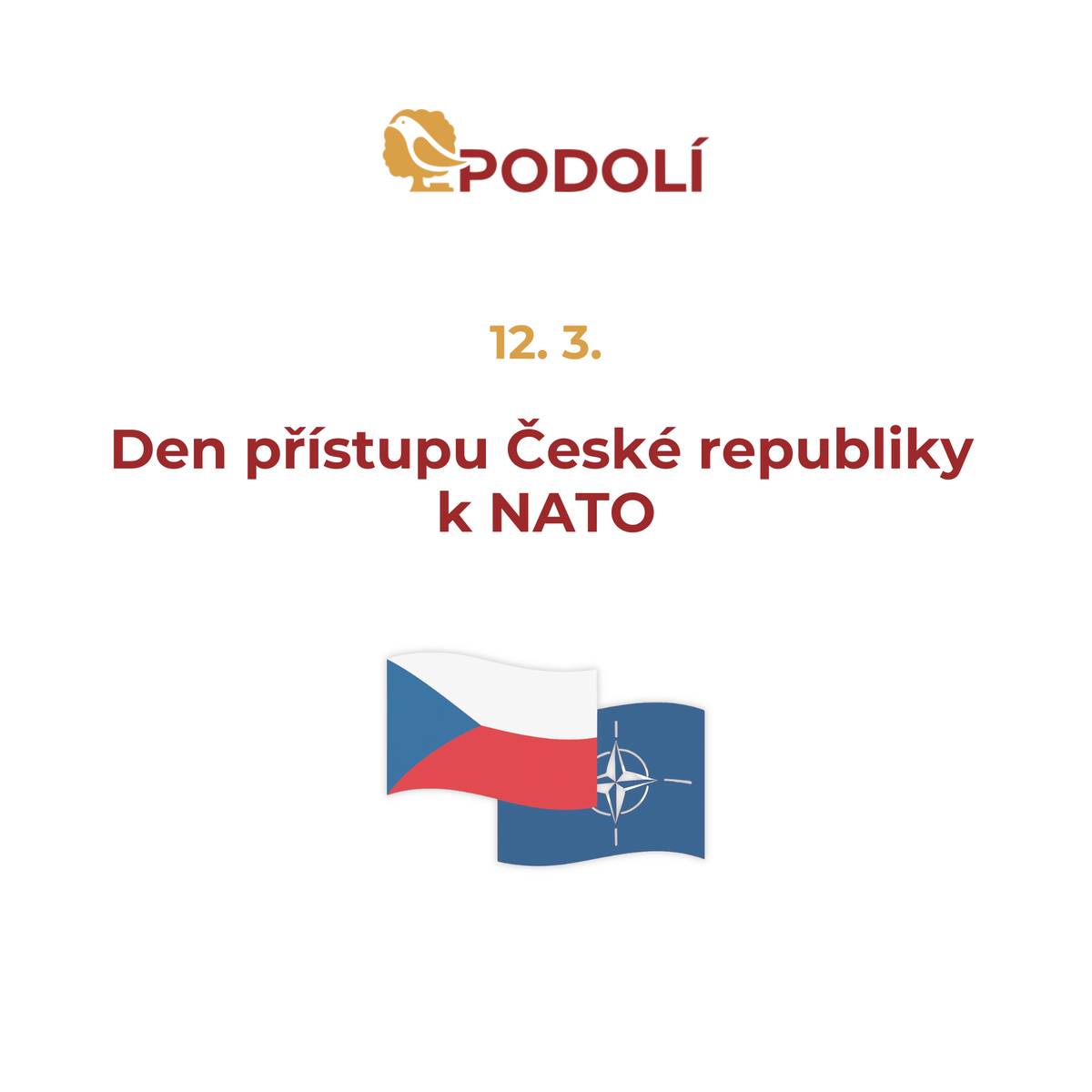 Dnes si připomínáme Den přístupu České republiky k NATO. Od roku 1999 je naše země součástí aliance, která stojí na spolupráci, bezpečnosti a společné odpovědnosti 🇨🇿