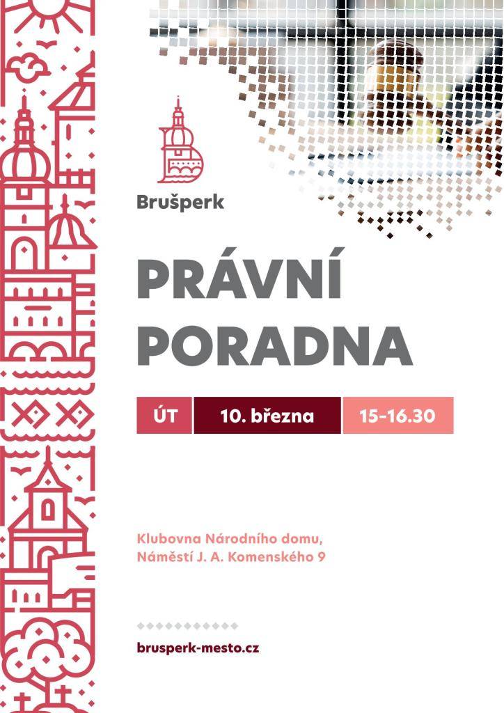 Právní poradna již dnes v klubovně Národního domu.