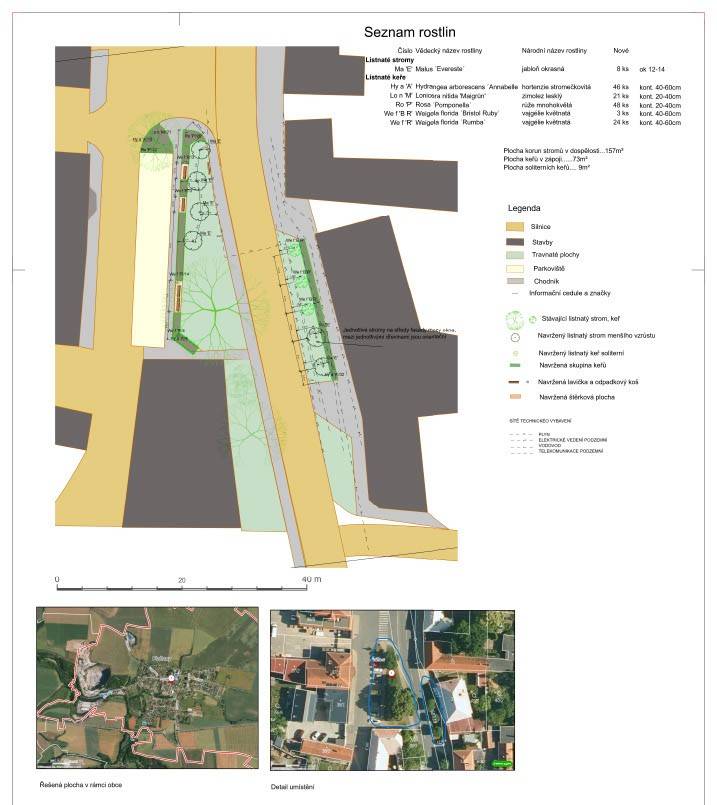 Na náměstí v Plaňanech byly zahájeny práce spojené s úpravou stávající zeleně a přípravou nové výsadby