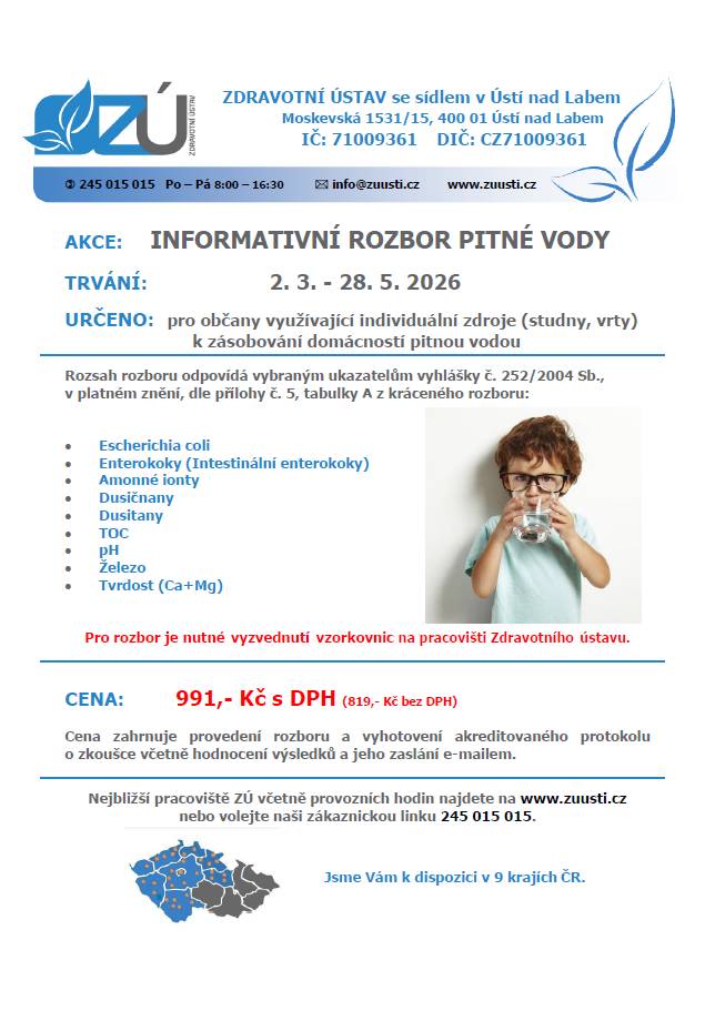 Zdravotní ústav pobočka Příbram   Poštovní 4, Příbram   724 322 264   info@zuusti.cz   www.zuusti.cz