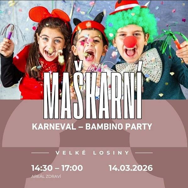 > 14.3.2026  > 14:30 do 17:00 hodin  > Areál zdraví Velké Losiny