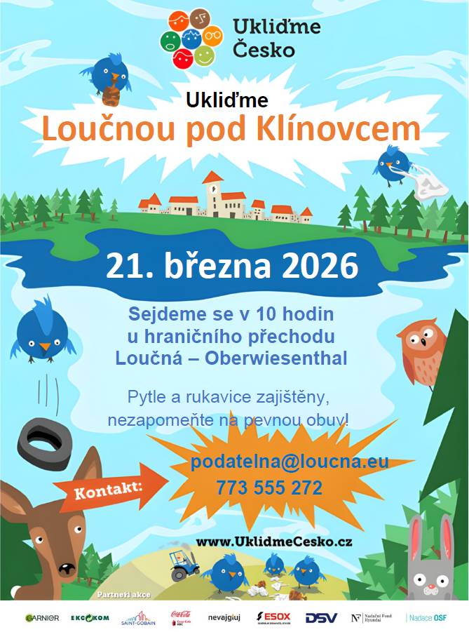 Přidejte se k akci Ukliďme Česko!    Chcete pomoci uklidit naše okolí a udělat něco dobrého pro přírodu? Přidejte se k nám! ♻️    Stačí se zaregistrovat na odkazu:  https://www.uklidmecesko.cz/event/55116