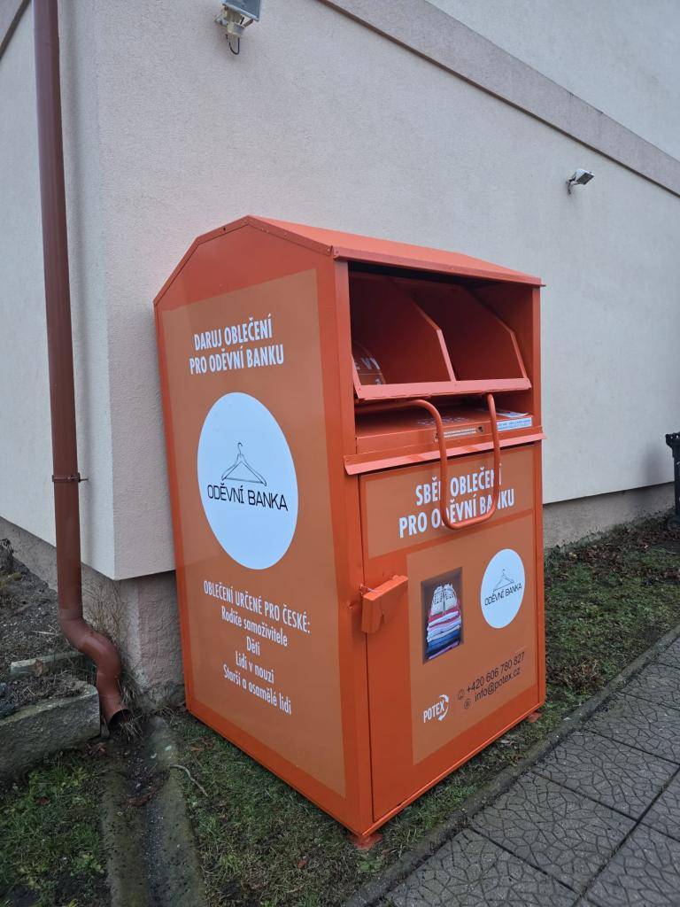 Informace o způsobu sběru použitého textilu