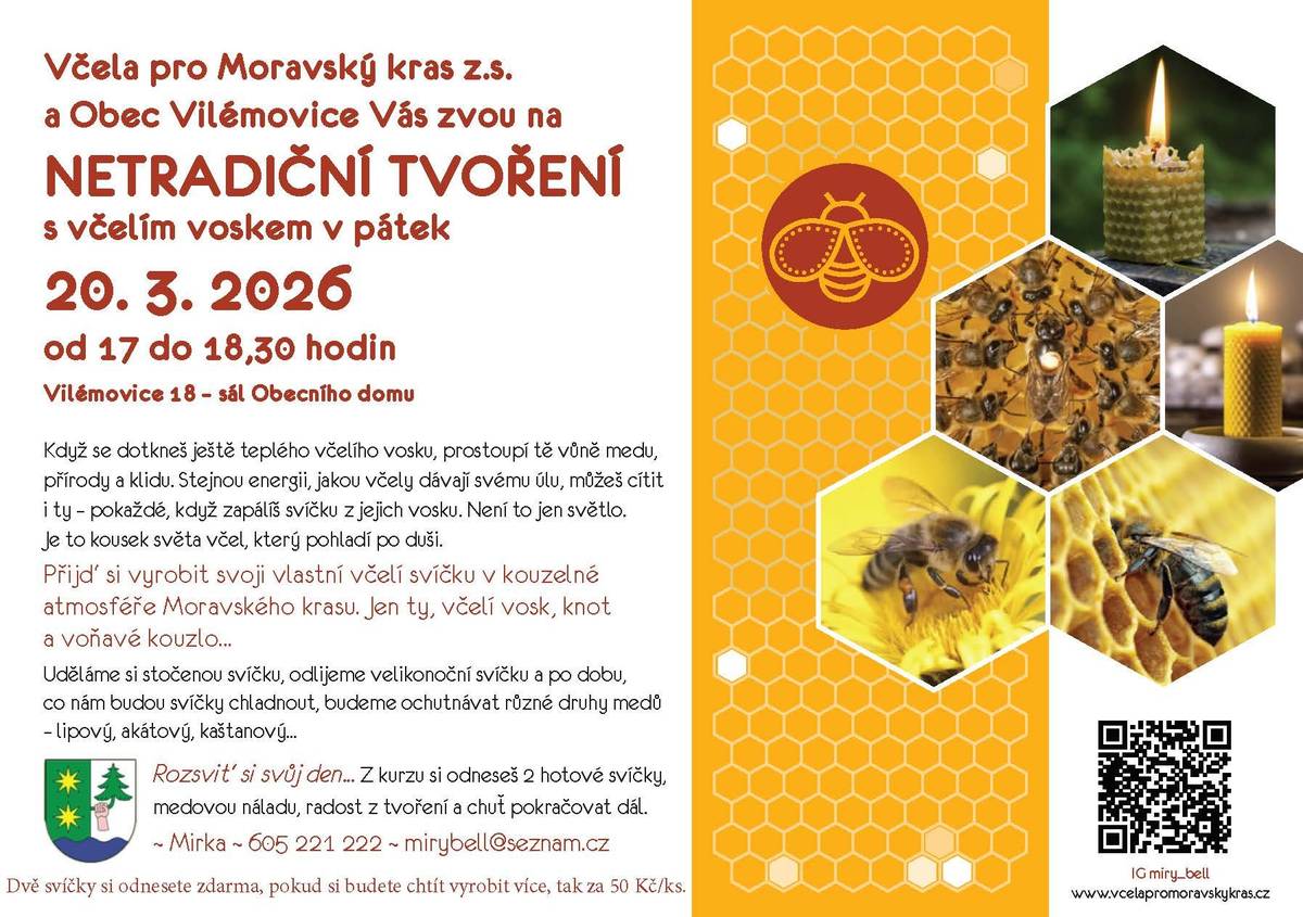 Netradiční tvoření s včelím voskem