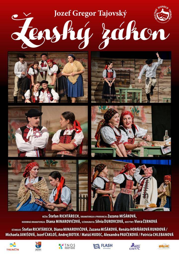 Mestské divadlo Trenčín prichádza do Trenčianskych Stankoviec s veselohrou od Jozefa Gregora Tajovského, Ženský zákon. Predstavenie sa uskutoční v nedeľu 12. apríla 2026 o 17.00 hod. v Spoločenskom dome. Sedenie je voľné a cena vstupenky je 10 €.