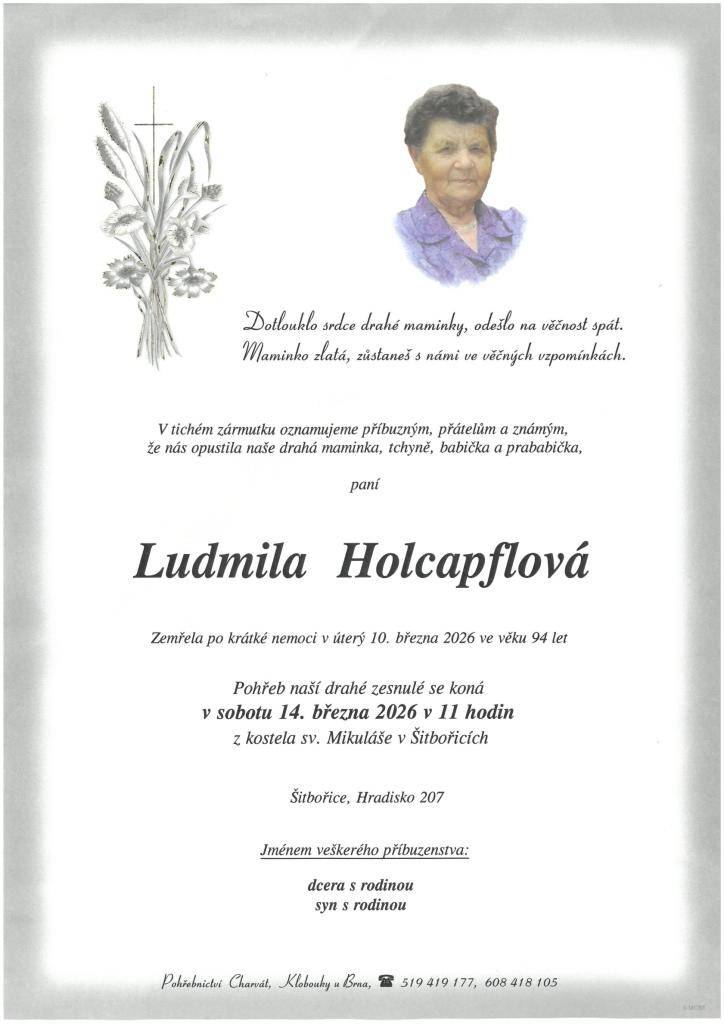 smuteční oznámení