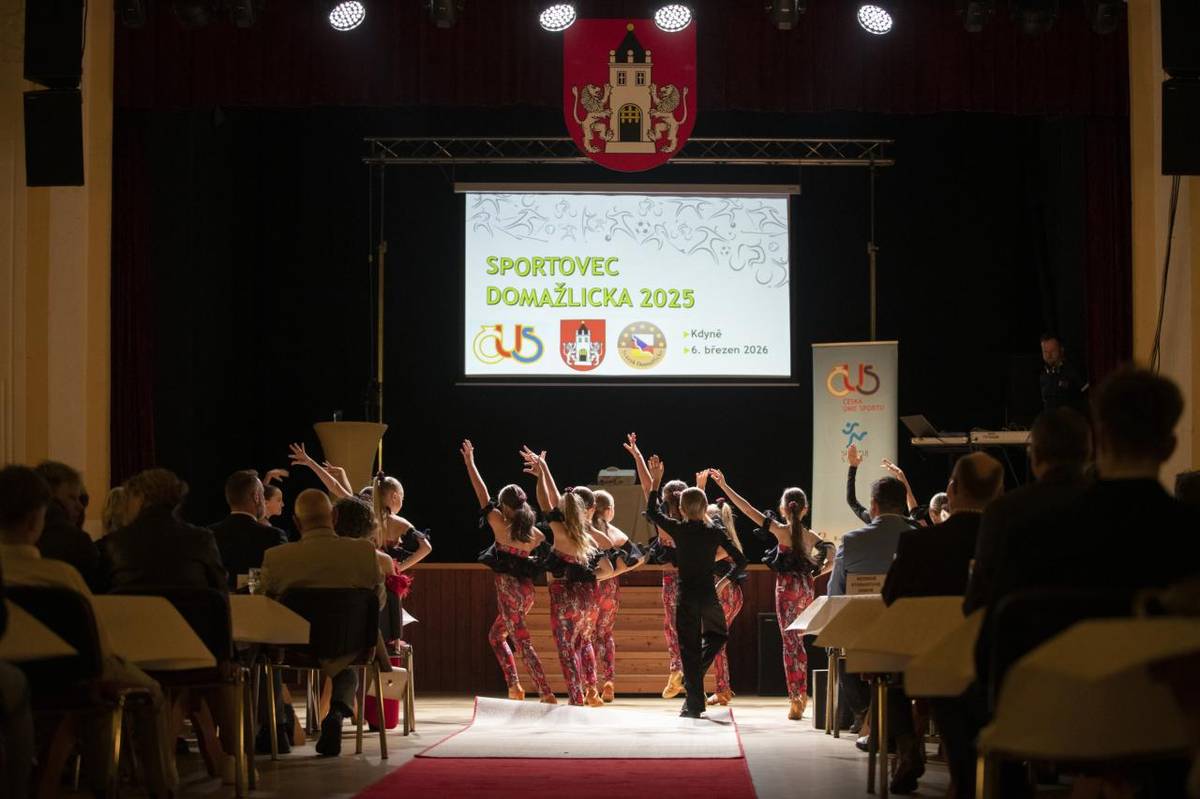 V pátek, 6. března 2026 město Kdyně hostilo a organizovalo tradiční regionální galavečer SPORTOVEC DOMAŽLICKA 2025, který zaštiťuje Česká unie sportu a Svazek obcí Domažlicko.