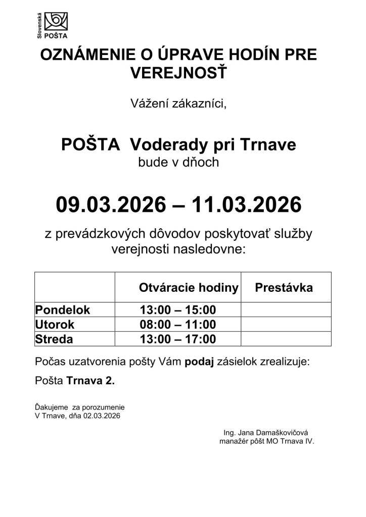 Viac informácií v prílohe