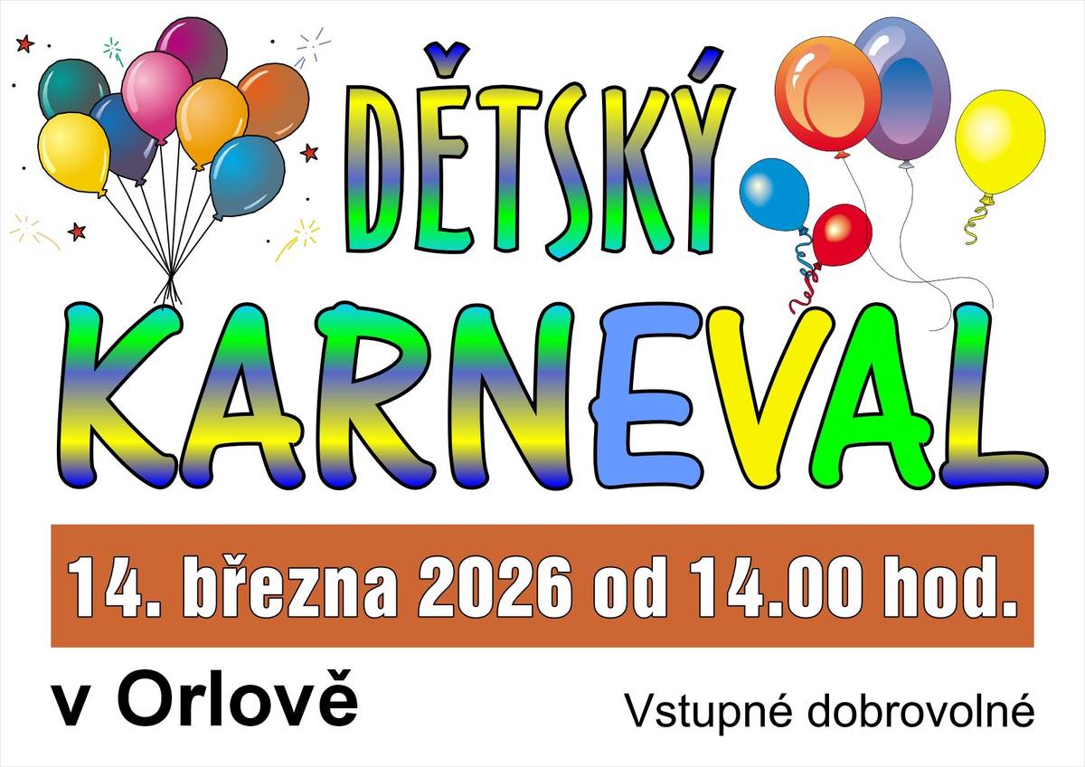 14. března 2026 od 14:00 hod. - KD Orlov