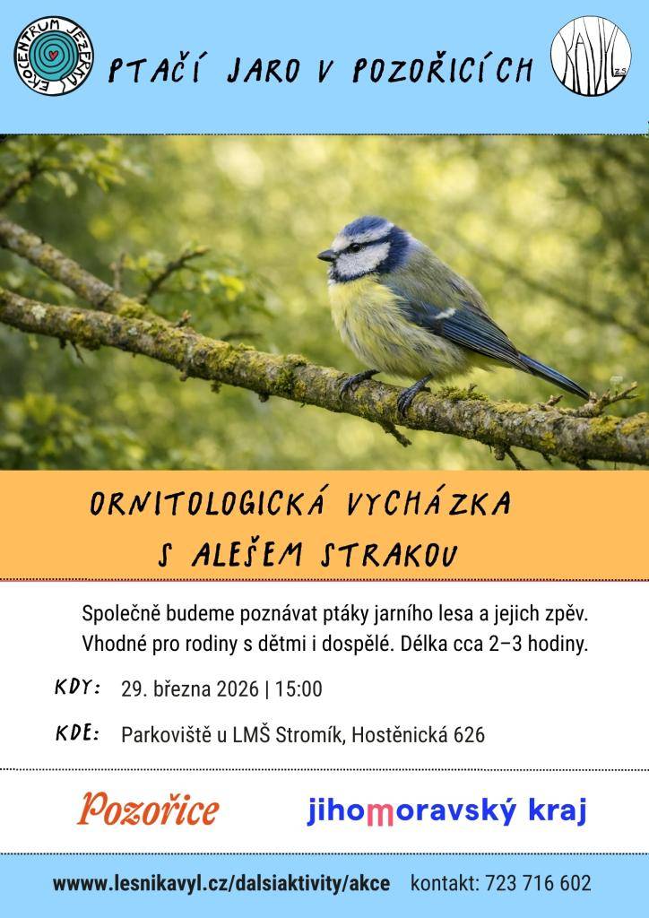 Spolek Kavyl vás zve na akce, které se konají na hájence v Pozořicích.