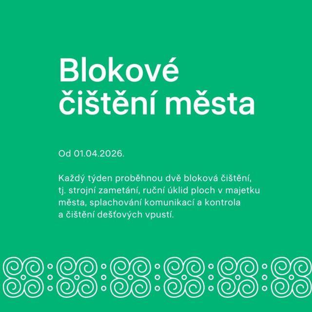 Dnem 01.04.2026 začnou v Prostějově bloková čištění ulic města.                               Číst dál...