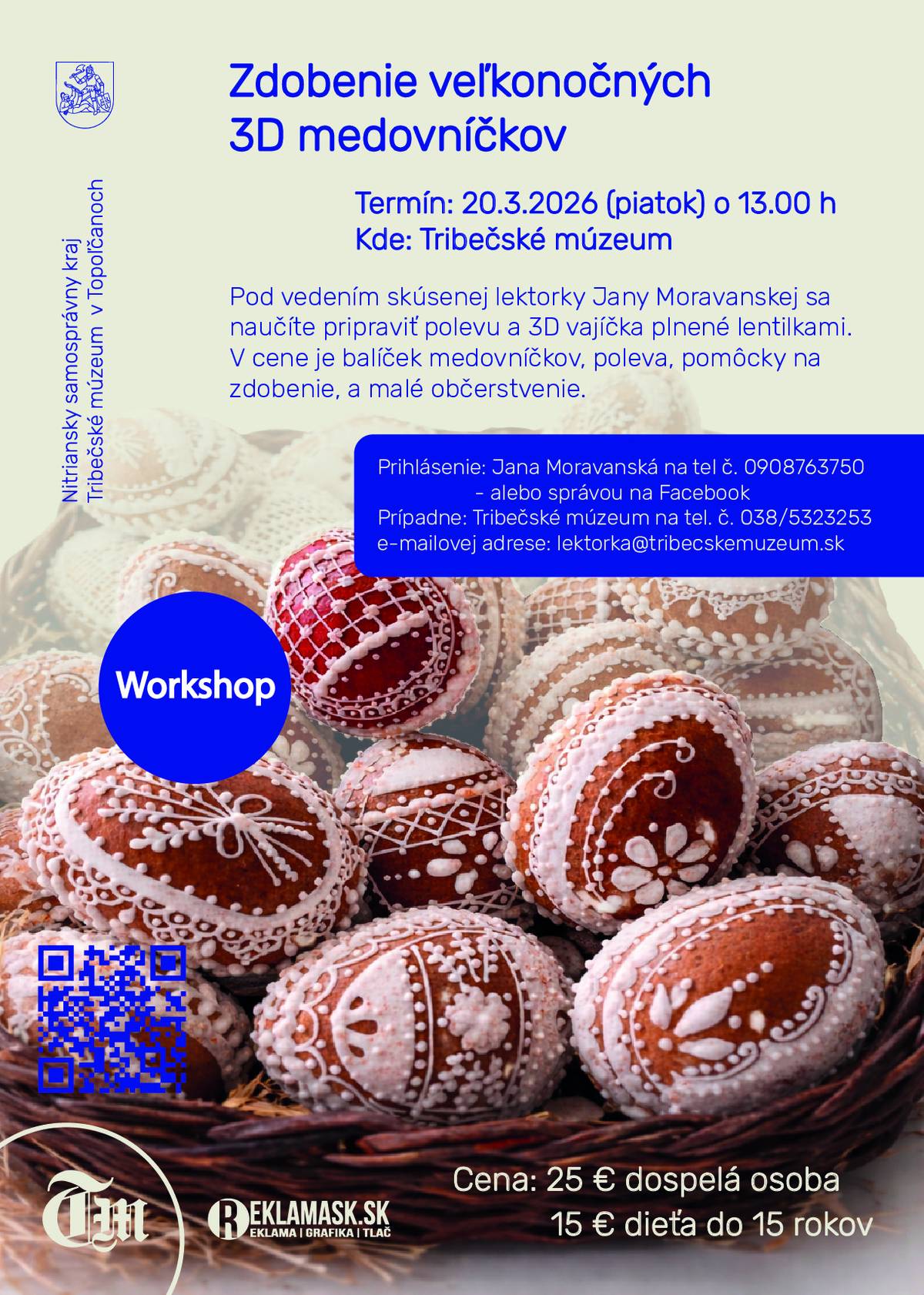 Zdobenie veľkonočných 3D medovníčkov